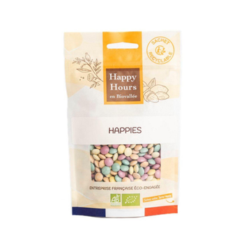 Visuel 1 du produit Mini-dragées chocolat multicolores bio Happy Hours en Provence - 115 g