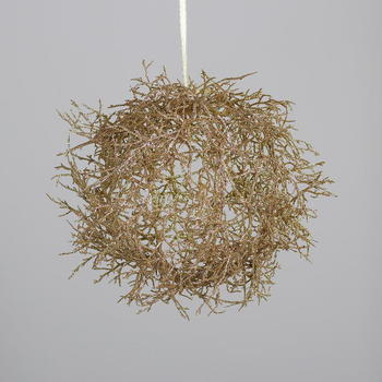 Visuel 1 du produit Branche décorative forme boule or - Ø 40 cm