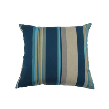 Visuel 1 du produit Coussin déco carré déhoussable en acrylique bleu Azureo - 40 x 40 x 15 cm