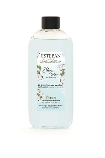 Visuel 1 du produit Recharge pour bouquet parfumé Esteban parfum blanc coton - 200 ml