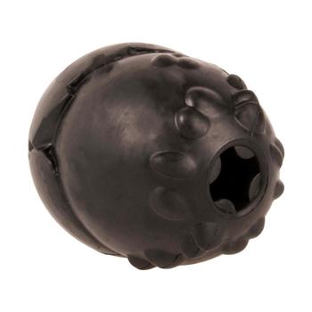 Visuel 1 du produit Jouet pour chien coloris noir en caoutchouc distributeur de friandises EBI Grrrip it - Taille S 8,5 x 7 x 6 cm