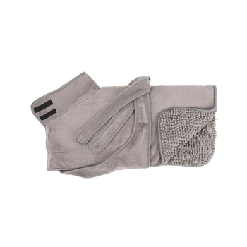 Visuel 1 du produit Manteau ultra absorbant pour chien coloris gris Scruffs Noodle - Taille M
