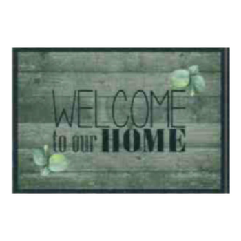 Visuel 1 du produit Tapis absorbant intérieur Sweetsol imprimé Welcome plancher - 60 x 40 cm