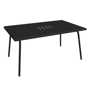 Visuel 1 du produit Table basse rectangulaire Monceau coloris gris en acier Fermob - 92 x 57 cm