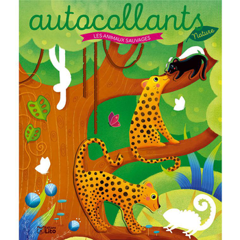 Visuel 1 du produit Les autocollants nature – Les animaux sauvages aux éditions Lito