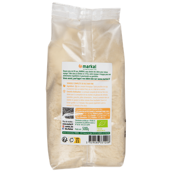 Visuel 1 du produit Semoule complète de blé dur bio – 500 gr