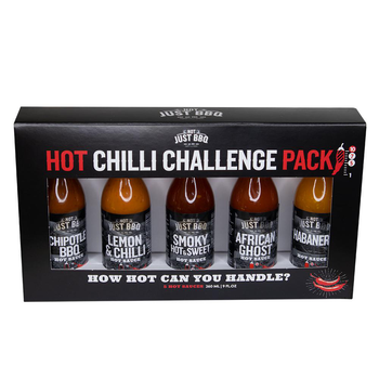 Visuel 1 du produit Coffret hot chili challenge avec des sauces piquantes - 5 x 50 ml