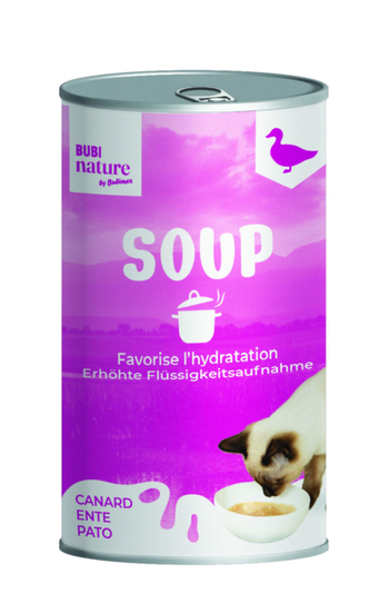 Visuel 1 du produit Soupe pour chat au canard Bubi nature - 135 g