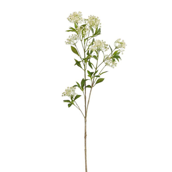 Visuel 1 du produit Tige de gypsophile artificiel crème en plastique recyclé - 106 cm