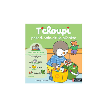 Visuel 1 du produit Le livre " T’choupi prend soin de la planète " aux Éditions Nathan