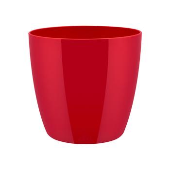 Visuel 1 du produit Cache-pot en plastique coloris lovely rouge Elho Brussels Diamond R14 - Ø 14 cm