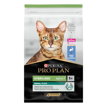 Visuel 1 du produit Croquette pour chat adulte stérilisé au lapin Pro Plan - 10 kg