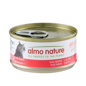 Visuel 1 du produit Pâtée pour chat HFC Jelly au saumon Almo Nature - 70 g