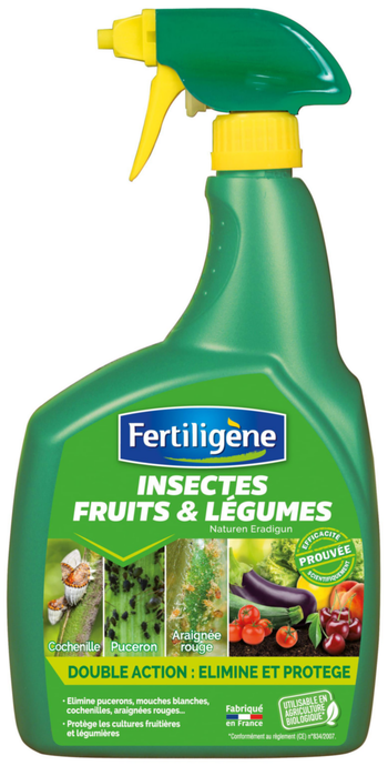 Visuel 1 du produit Insecticide pour culture potagère et fruitière - 800 ml