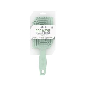 Visuel 1 du produit Brosse démêlante verte pour les cheveux Pro wave Andreia
