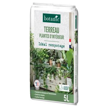 Visuel 1 du produit Terreau pour plantes d'intérieur botanic® - 5 L