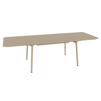 Visuel 1 du produit Table extensible Monceau coloris orange en acier Fermob - 165/255 x 74 cm