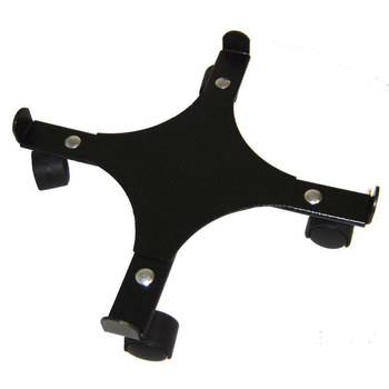 Visuel 1 du produit Support 4 roulettes extensible gris martelé 34 à 51 cm