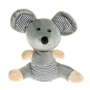 Visuel 1 du produit Peluche bouillotte souris grise aux grains de blé et à la lavande Artisan du Bien-Être