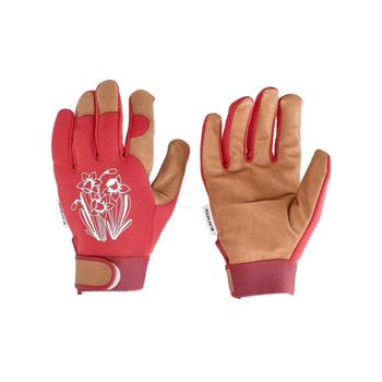 Visuel 1 du produit Gant Spring coloris rouge en maille polyester et cuir Blackfox - taille 6