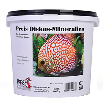 Visuel 1 du produit Sel minéral pour Discus, spécification 6kg - PREIS AQUARISTIK, Mineral Discus