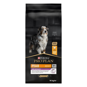 Visuel 1 du produit Croquette pour chien mature de taille moyenne au poulet Pro Plan - 14 kg