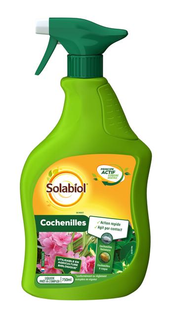 Visuel 1 du produit Traitement insecticide cochenilles prêt-à-l'emploi Solabiol - 750 ml