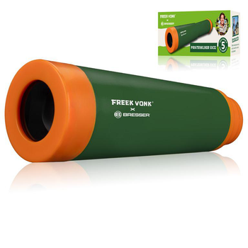 Visuel 1 du produit Longue-vue 8 x 32 verte et orange Freek Vonk x Bresser - 21 x 4,6 x 4,6 cm