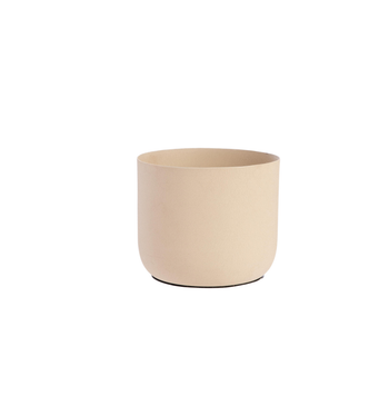 Visuel 1 du produit Cache-pot en zinc coloris beige Jasta – Ø 13 x H 12,5 cm