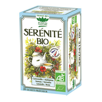 Visuel 1 du produit Tisane romon sérénité bio en boite de 30 g