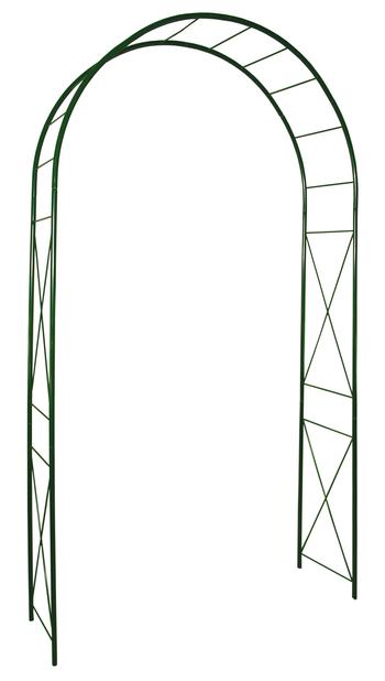 Visuel 1 du produit Arche double losange coloris vert sapin Louis Moulin - 130 x 40 x 250 cm