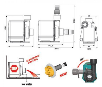 Visuel 1 du produit Pompe à eau haute performance NEWA - modèle New Jet NJ8000 - débit 8000L/H