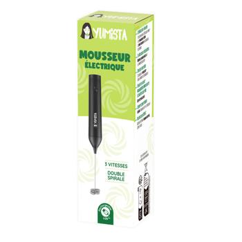 Visuel 1 du produit Fouet mousseur électrique rechargeable USB coloris noir Yumista