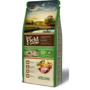 Visuel 1 du produit Croquette pour chiot au poulet avec des pommes de terre Sam's Field - 13 kg
