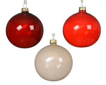 Visuel 1 du produit Boule en verre translucide - Ø 8 cm