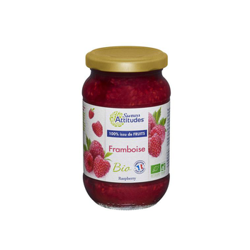 Visuel 1 du produit Préparation bio 100 % fruits framboise Saveurs Attitudes - 310 g