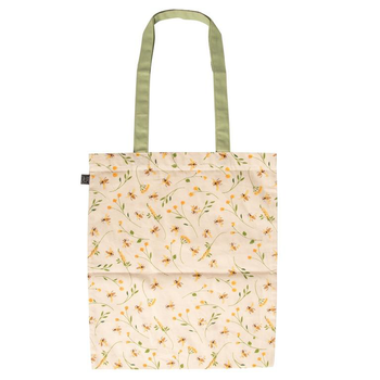 Visuel 1 du produit Sac de course en coton motif abeilles - 36,2 x 42,5 cm
