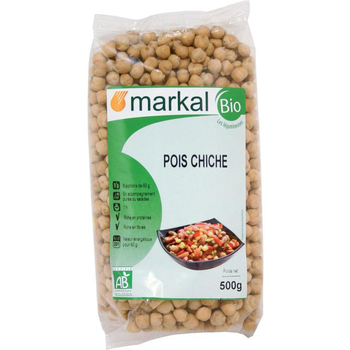 Visuel 1 du produit Pois chiches bio en sachet de 500 g