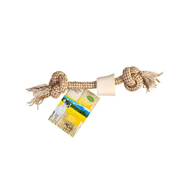 Visuel 1 du produit Os blanc avec corde 25 cm