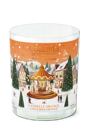 Visuel 1 du produit Bougie parfumée cannelle orange Collines de Provence - 75 g