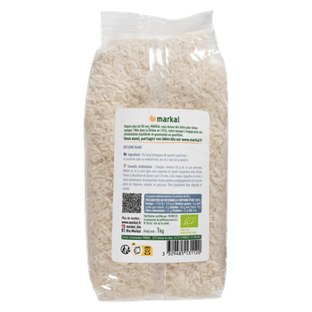 Visuel 1 du produit Riz long blanc bio Markal - 1 kg