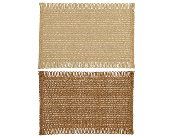 Visuel 1 du produit Set de table tressé en corde de papier - 45 x 30 cm