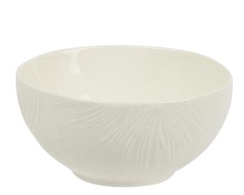 Visuel 1 du produit Bol en porcelaine blanche avec décor pomme de pin - Ø 14 x H 6,9 cm