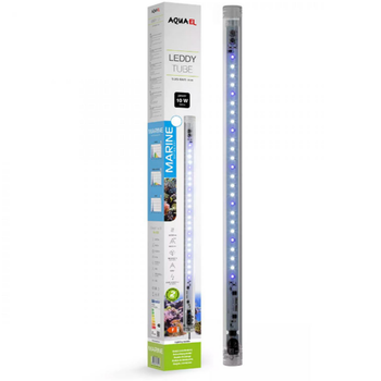 Visuel 1 du produit Tube LED pour aquarium Day & Night, 10W, à effet marin, AQUAEL Leddy 2.0 - 41.5cm