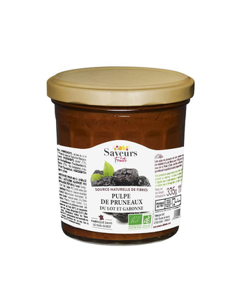 Visuel 1 du produit Pulpe de Pruneaux du Lot et Garonne bio Saveurs fruits - 335 g