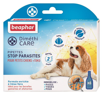 Visuel 1 du produit Pipettes pour petit chien DiméthiCARE 6 x 1,5 ml
