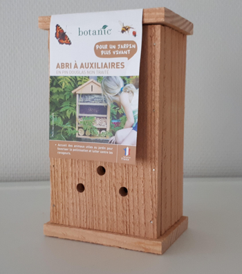 Visuel 1 du produit Abri à auxiliaires coccinelles en bois botanic®