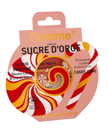 Visuel 1 du produit Coffret duo parfumé sucre d'orge coloris rouge Cosmos Organic