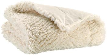 Visuel 1 du produit Plaid en polyester effet mouton coloris neige Noam - 180 x 140 cm
