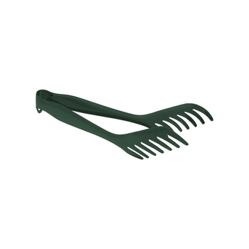 Visuel 1 du produit Pince à spaghetti en inox coloris vert sapin - 24 cm
